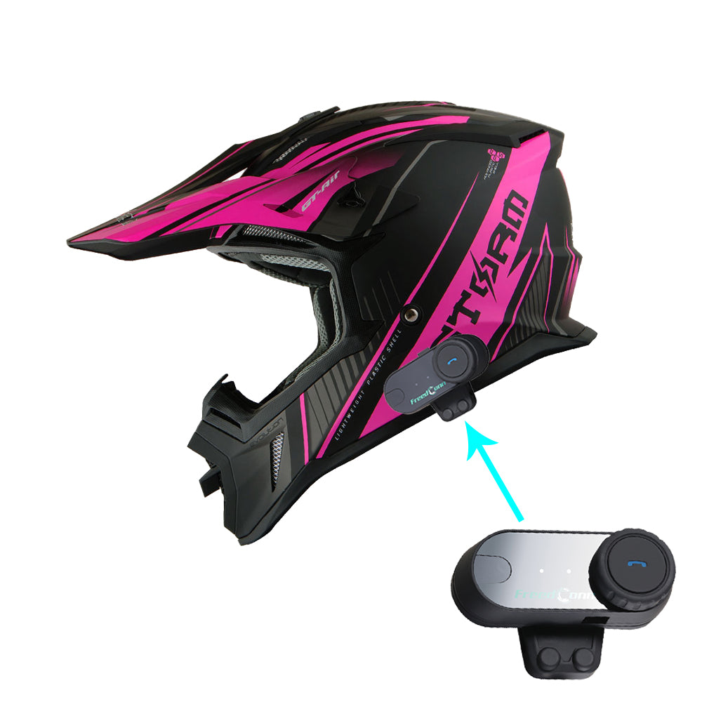 downhill helm pink 1Storm Adult Motocross Helmet BMX MX ATV Dirt Bike Downhill Mountain B – 1Storm Helmet