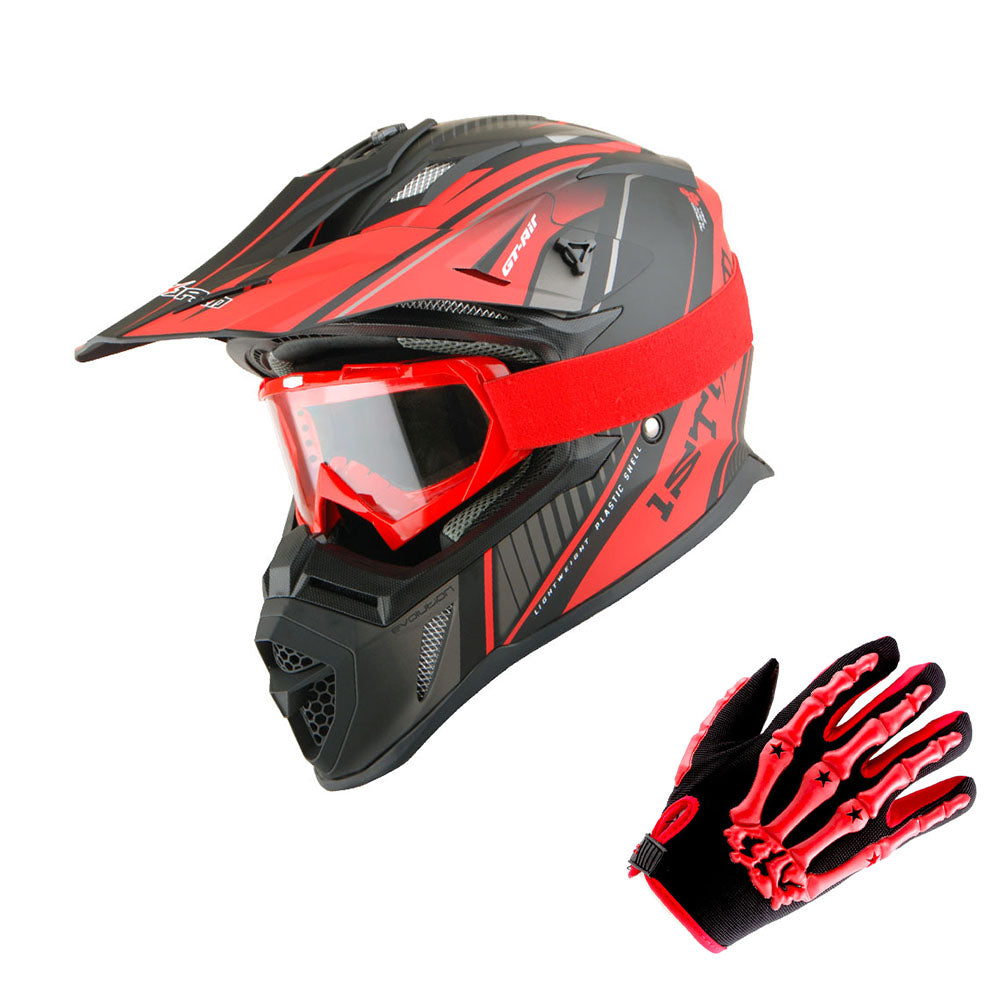 1Storm Adult Motocross Helmet BMX MX ATV Dirt Bike Downhill Mountain Bike Helmet Racing Style H637 + Goggles + Skeleton Glove Bundle Z Bundle Storm 1Storm Adult Motocross Helmet BMX MX ATV Dirt Bike Downhill Mountain Bike Helmet Racing Style H637 + Goggles + Skeleton Glove Bundle Z Bundle Storm