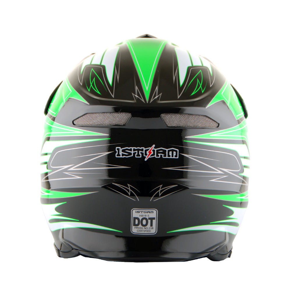 1Storm Adult Motocross Helmet BMX MX ATV Dirt Bike Downhill Mountain Bike Helmet Flying Style H819-5