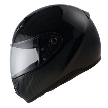 MARS Genuine Real Carbon Fiber Motorcycle Full Face Helmet Snell M2015 DOT: HB-B99