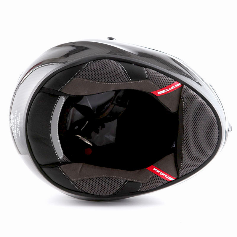 MARS Genuine Real Carbon Fiber Motorcycle Full Face Helmet Snell M2015 DOT: HB-B99