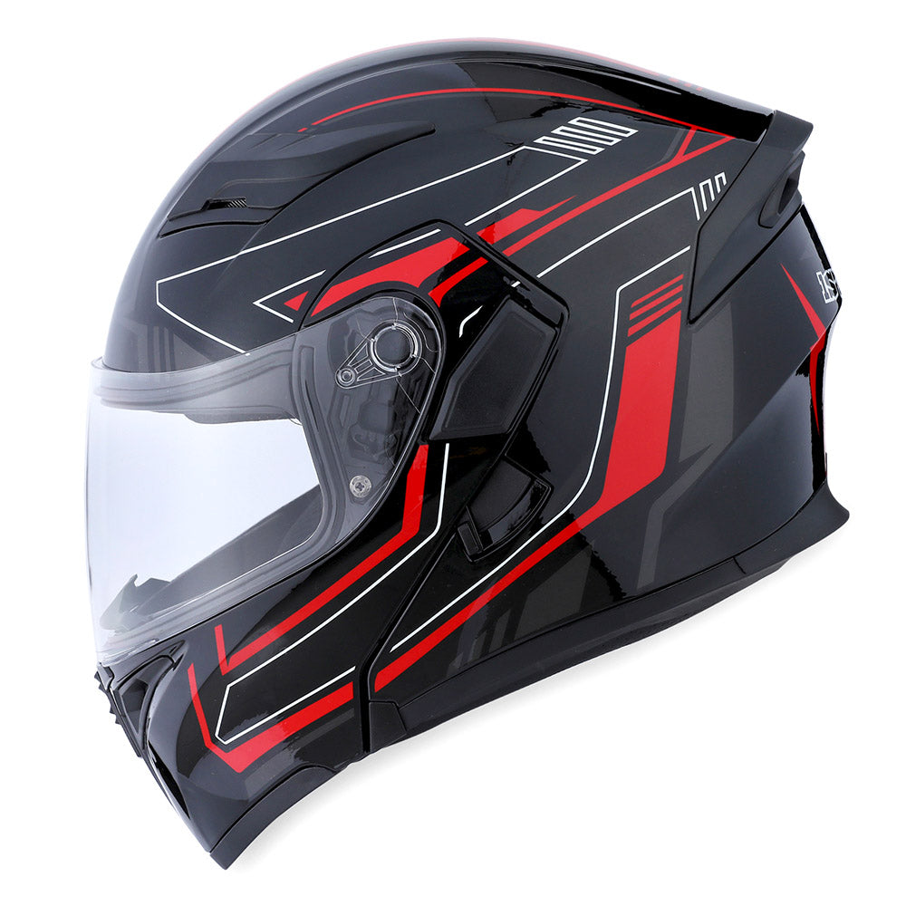 1Storm Motorcycle Modular Full Face Helmet Flip up Dual Visor Sun Shield Close Out Helmet: HB89CLS