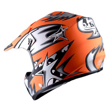 WOW Youth Kids Motocross BMX MX ATV Dirt Bike Helmet Star: HBOY-K-Star