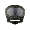 1Storm Motorcycle Open Face Fiber Glass Helmet Scooter HB_609 Front Mask Smoked Lens/Clear Visor Samurai