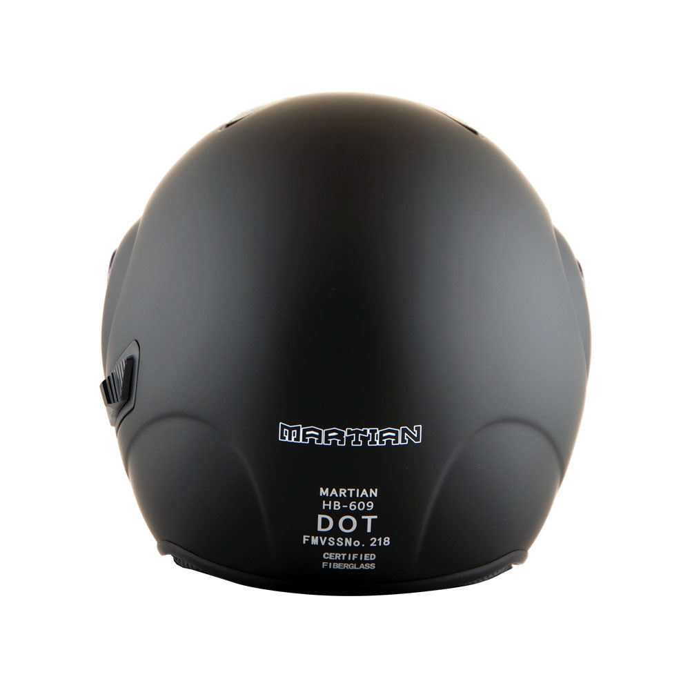 1Storm Motorcycle Open Face Fiber Glass Dual Visor Helmet HB_609 Scooter Classical Knight Bike Samurai + Motorcycle Bluetooth Headset