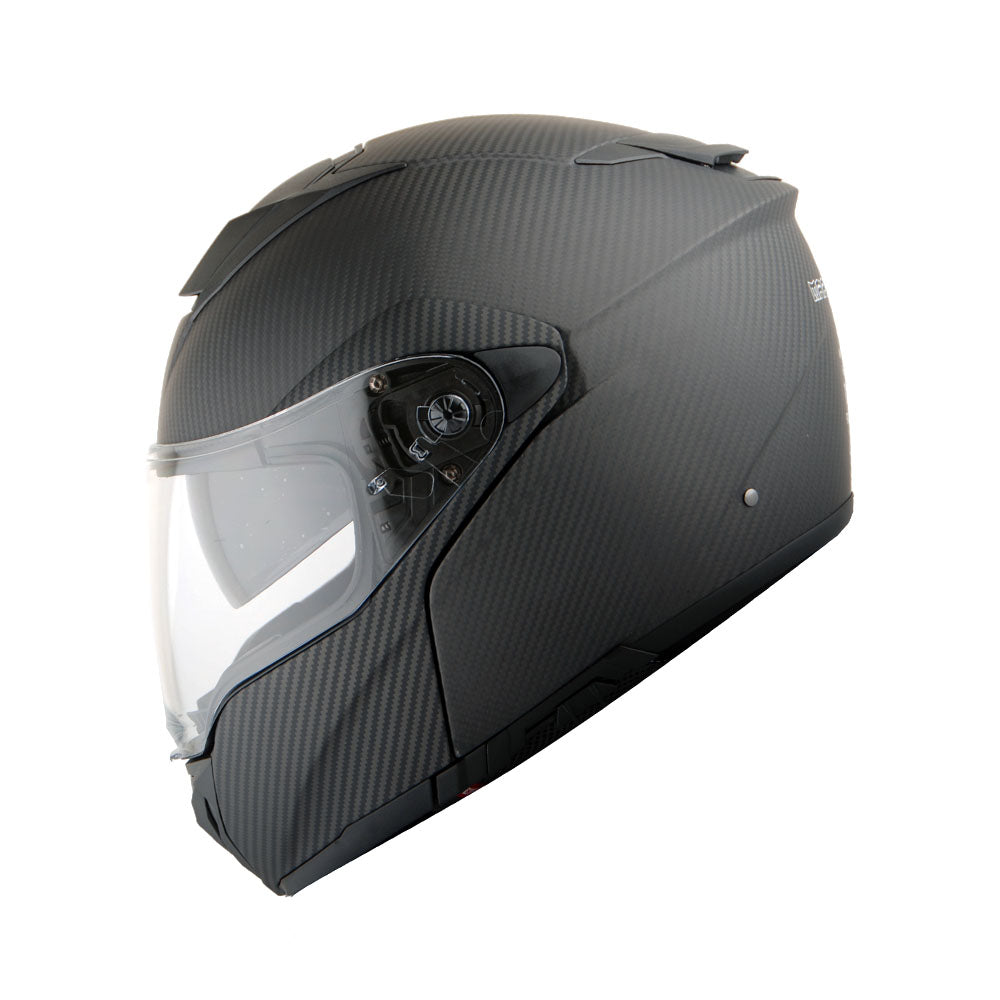 Martian Genuine Real Carbon Fiber Motorcycle Modular Flip up Full Face – 1Storm Helmet