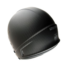 Martian Genuine Real Carbon Fiber Motorcycle Full Face Helmet HB-B2 Open Face Glossy Carbon Black, DOT Approved