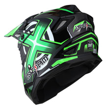 1Storm Adult Motocross Helmet BMX MX ATV Dirt Bike Helmet Racing Style HF801 + Motorcycle Bluetooth Headset