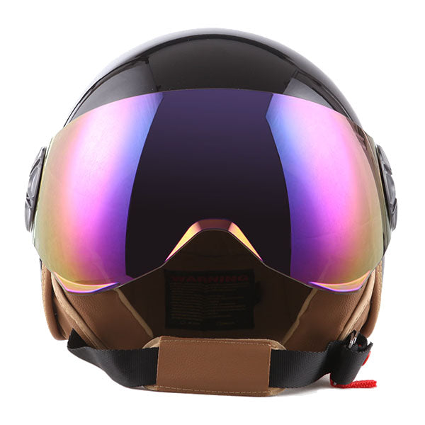 1Storm Motocycle Scooter Bike Open Face/Half Face Helmet Classic: HG252
