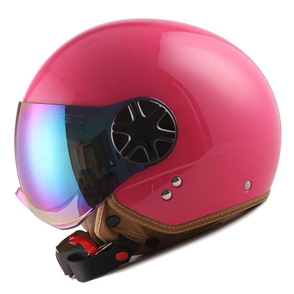 1Storm Motocycle Scooter Bike Open Face/Half Face Helmet Classic: HG252