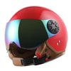 1Storm Motocycle Scooter Bike Open Face/Half Face Helmet Classic: HG252