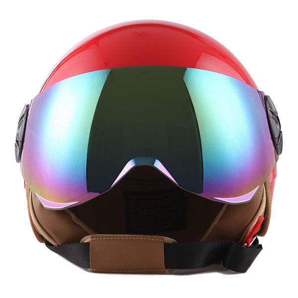 1Storm Motocycle Scooter Bike Open Face/Half Face Helmet Classic: HG252 Glossy Silver / L(59-60 cm 23.2/23.4 Inch ) 1Storm Motocycle Scooter Bike Open Face/Half Face Helmet Classic: HG252 Glossy Silver / L(59-60 cm 23.2/23.4 Inch )