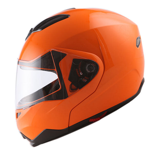 1Storm Motorcycle Street Bike Modular/Flip up Dual Visor/Sun Shield Full Face Helmet: HG339