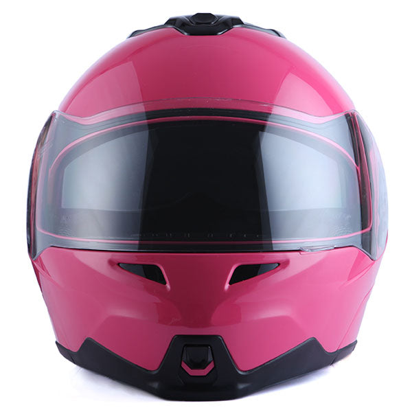 1Storm Motorcycle Street Bike Modular/Flip up Dual Visor/Sun Shield Full Face Helmet: HG339