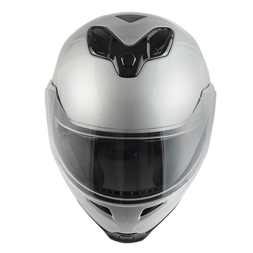 1Storm Motorcycle Street Bike Modular/Flip up Dual Visor/Sun Shield Full Face Helmet: HG339