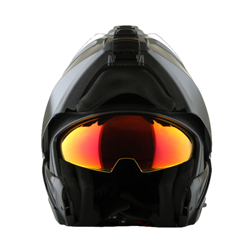 Martian Motorcycle Modular Full Face Helmet Flip up Dual Visor Sun Shield + Motorcycle Bluetooth Headset: HG362