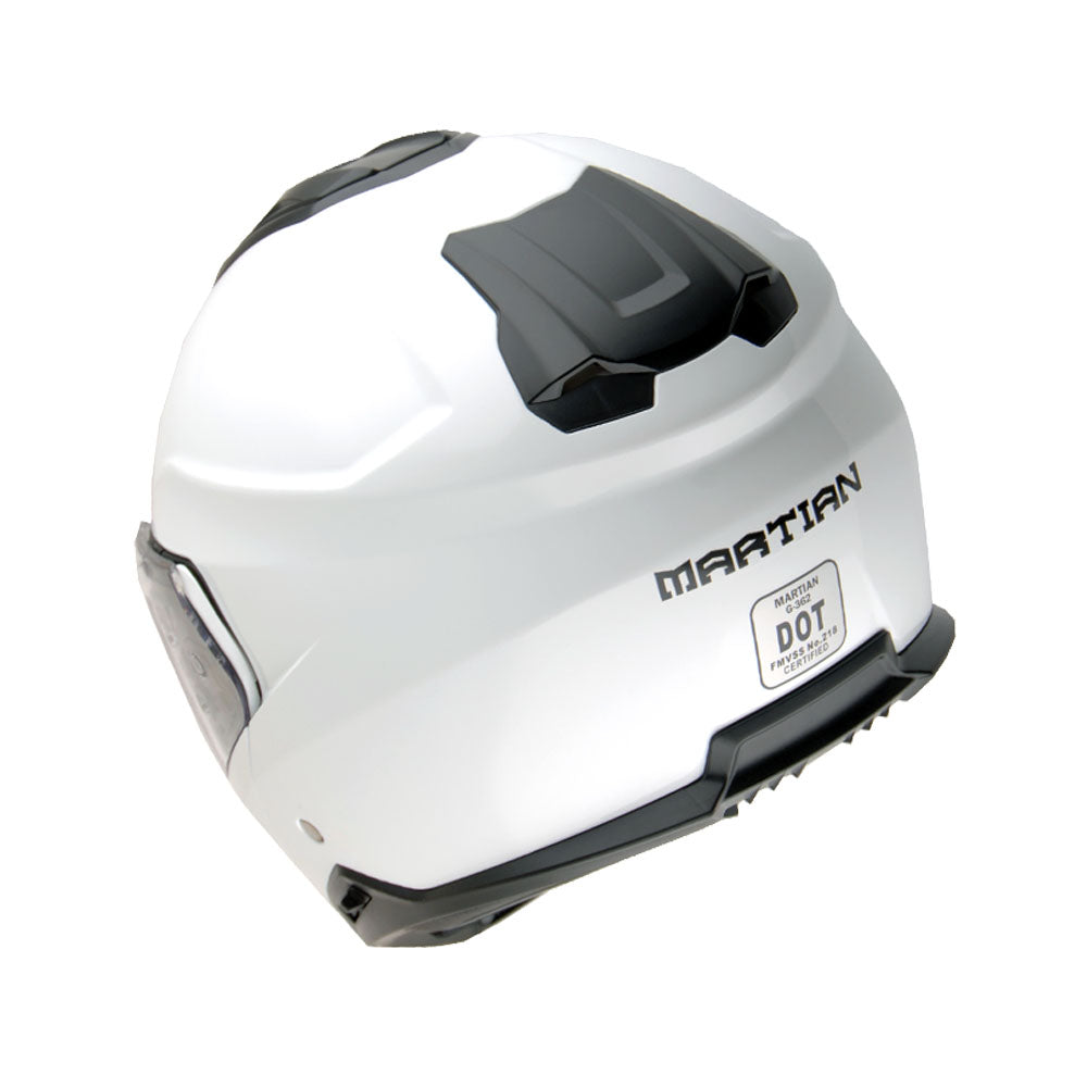 Martian Motorcycle Modular Full Face Helmet Flip up Dual Visor Sun Shield + Motorcycle Bluetooth Headset: HG362