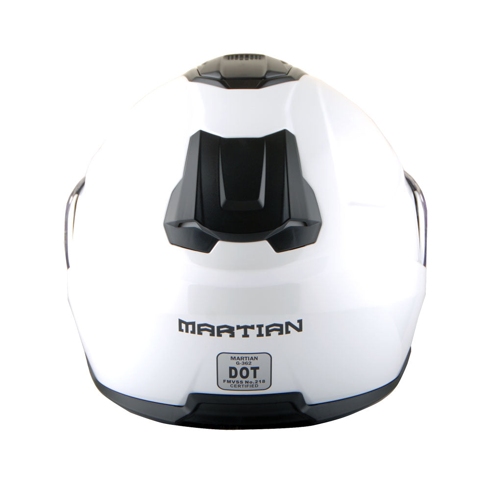 Martian Motorcycle Modular Full Face Helmet Flip up Dual Visor Sun Shield + Motorcycle Bluetooth Headset: HG362