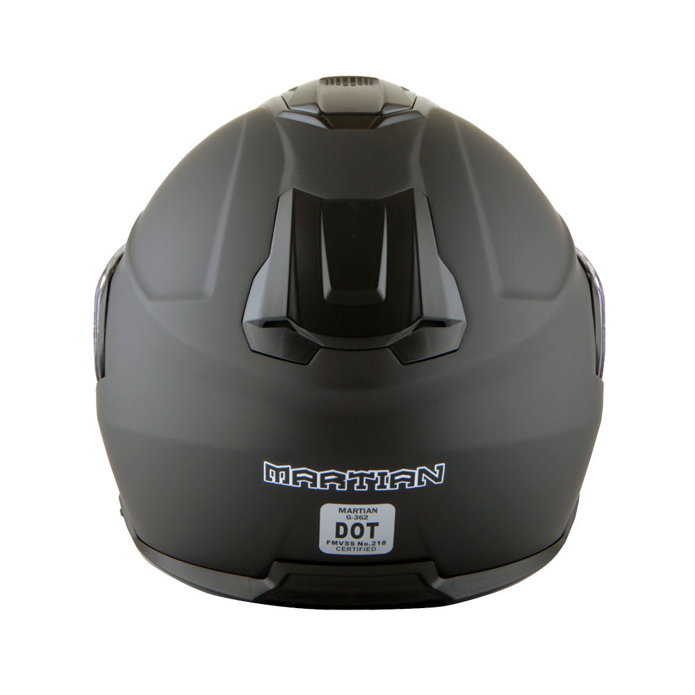 Martian Motorcycle Modular Full Face Helmet Flip up Dual Visor Sun Shield + Motorcycle Bluetooth Headset: HG362