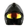 Martian Motorcycle Modular Full Face Helmet Flip up Dual Visor Golden Sun Shield: HG362