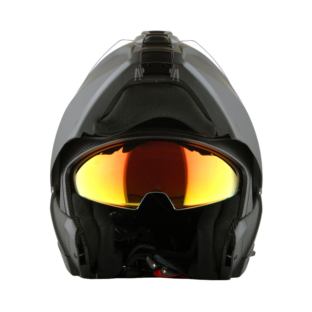 Martian Motorcycle Modular Full Face Helmet Flip up Dual Visor Sun Shield + Motorcycle Bluetooth Headset: HG362