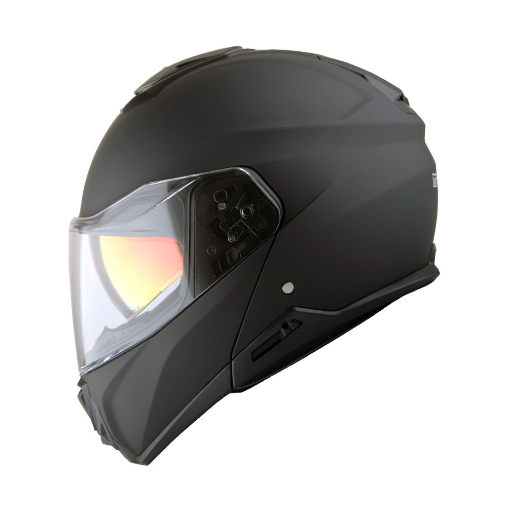 Martian Motorcycle Modular Full Face Helmet Flip up Dual Visor Sun Shield + Motorcycle Bluetooth Headset: HG362