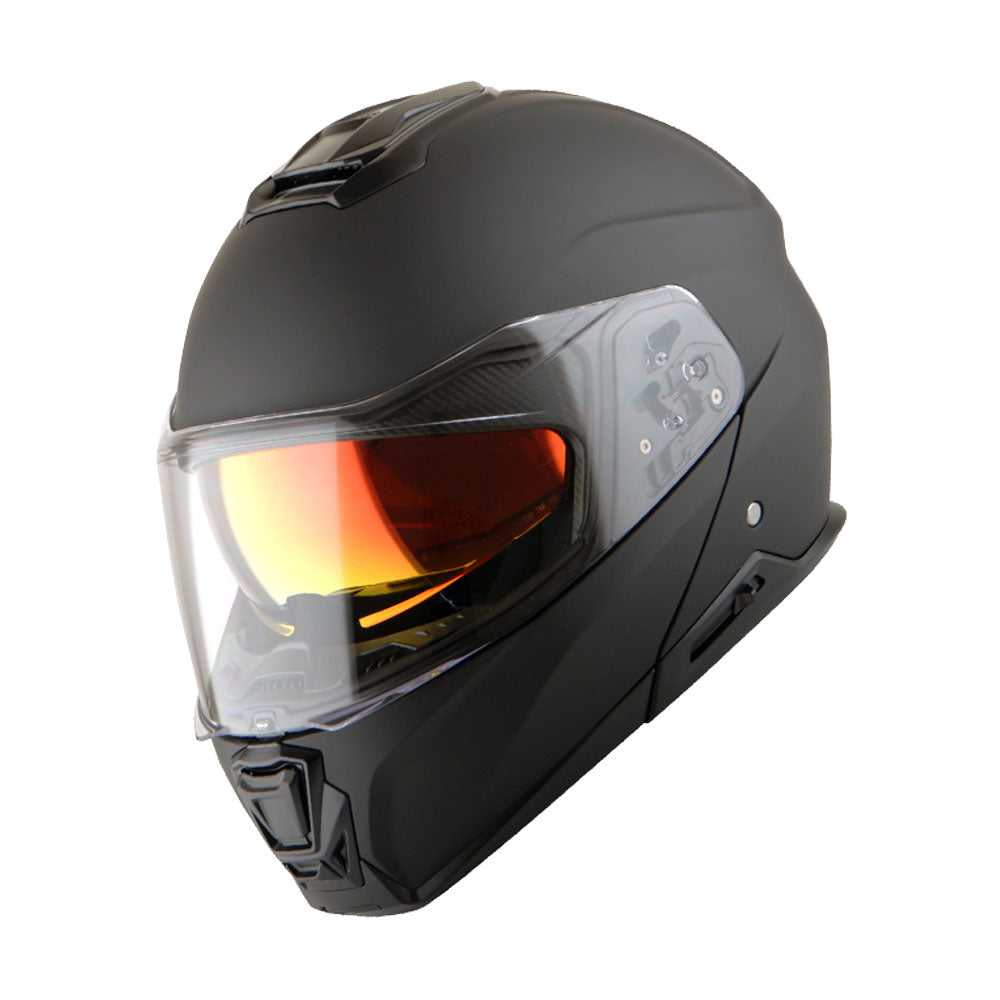 Martian Motorcycle Modular Full Face Helmet Flip up Dual Visor Sun Shield + Motorcycle Bluetooth Headset: HG362