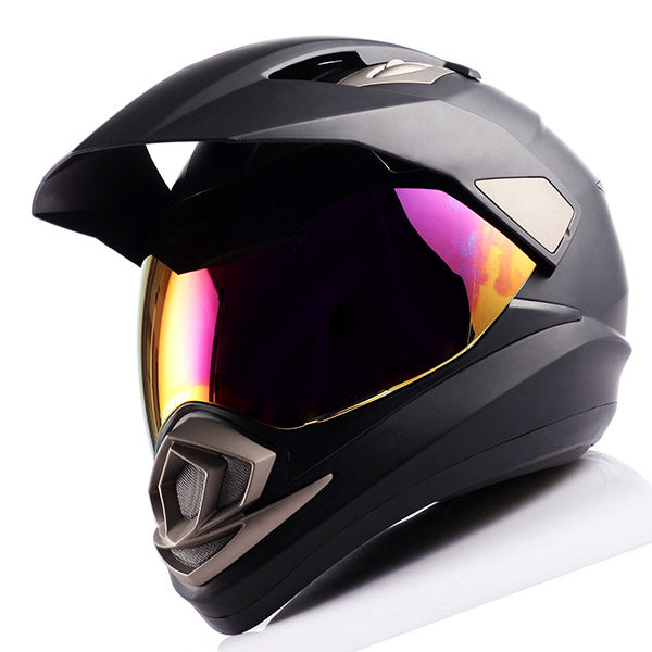 1Storm Dual Sport Helmet Motorcycle HGXP14A Full Face Motocross Off Road Bike + Motorcycle Bluetooth Headset