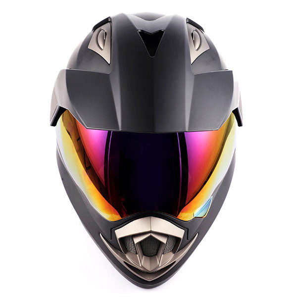 1Storm Dual Sport Helmet Motorcycle HGXP14A Full Face Motocross Off Road Bike + Motorcycle Bluetooth Headset