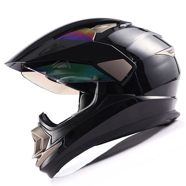 1Storm Dual Sport Helmet Motorcycle HGXP14A Full Face Motocross Off Road Bike + Motorcycle Bluetooth Headset
