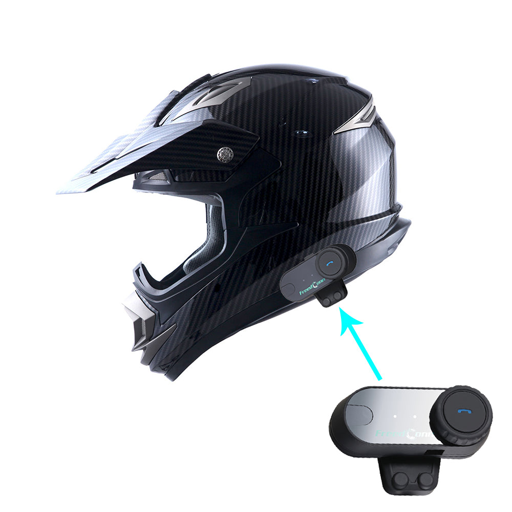 Atv helmet cheap bluetooth headset