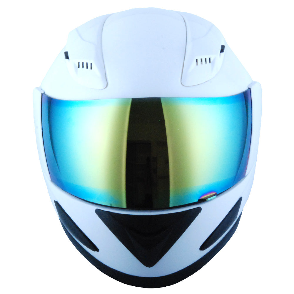 1Storm Motorcycle Bike Full Face Helmet Mechanic HJDJ11 + Motorcycle Bluetooth Headset