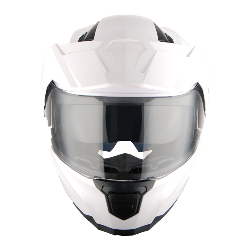 1Storm Motorcycle Dual Sport Modular Flip up Full Face Helmet Dual Visor: HJK910 DSPORT