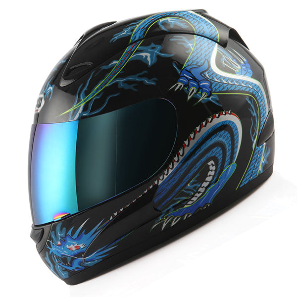 WOW Motorcycle Full Face Helmet Street Bike: HJM