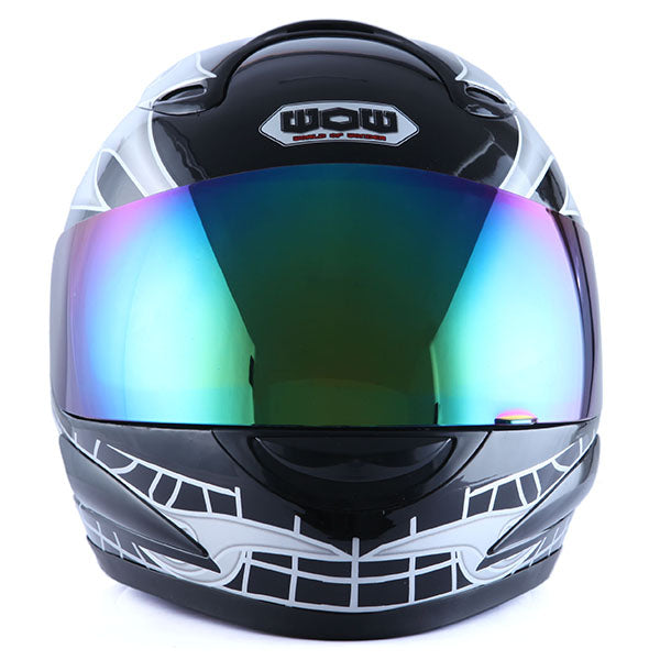 WOW Motorcycle Full Face Helmet Street Bike: HJM