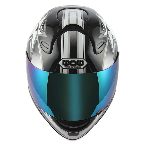 WOW Motorcycle Full Face Helmet Street Bike: HJM