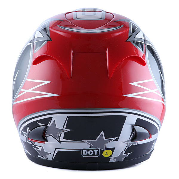 WOW Motorcycle Full Face Helmet Street Bike: HJM