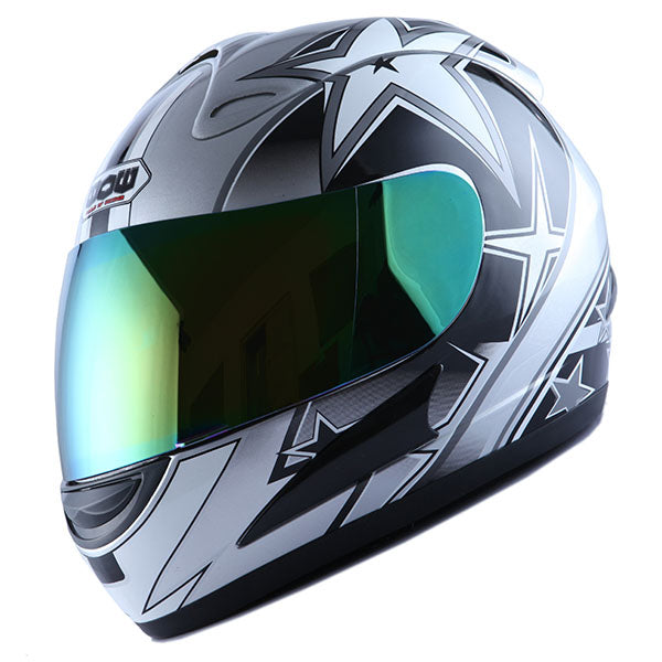 WOW Motorcycle Full Face Helmet Street Bike: HJM