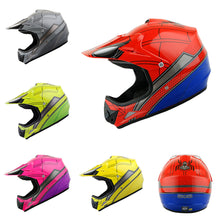 WOW Youth Kids Motocross BMX MX ATV Dirt Bike Helmet Spider Spider Web: HJOY