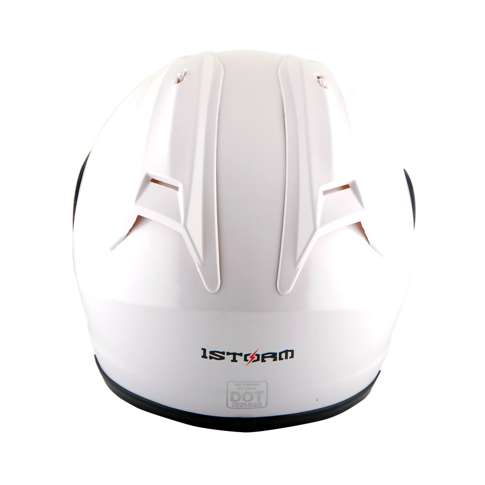 1Storm New Motorcycle JH901 Bike Full Face Helmet + One Extra Clear Shield + Motorcycle Bluetooth Headset