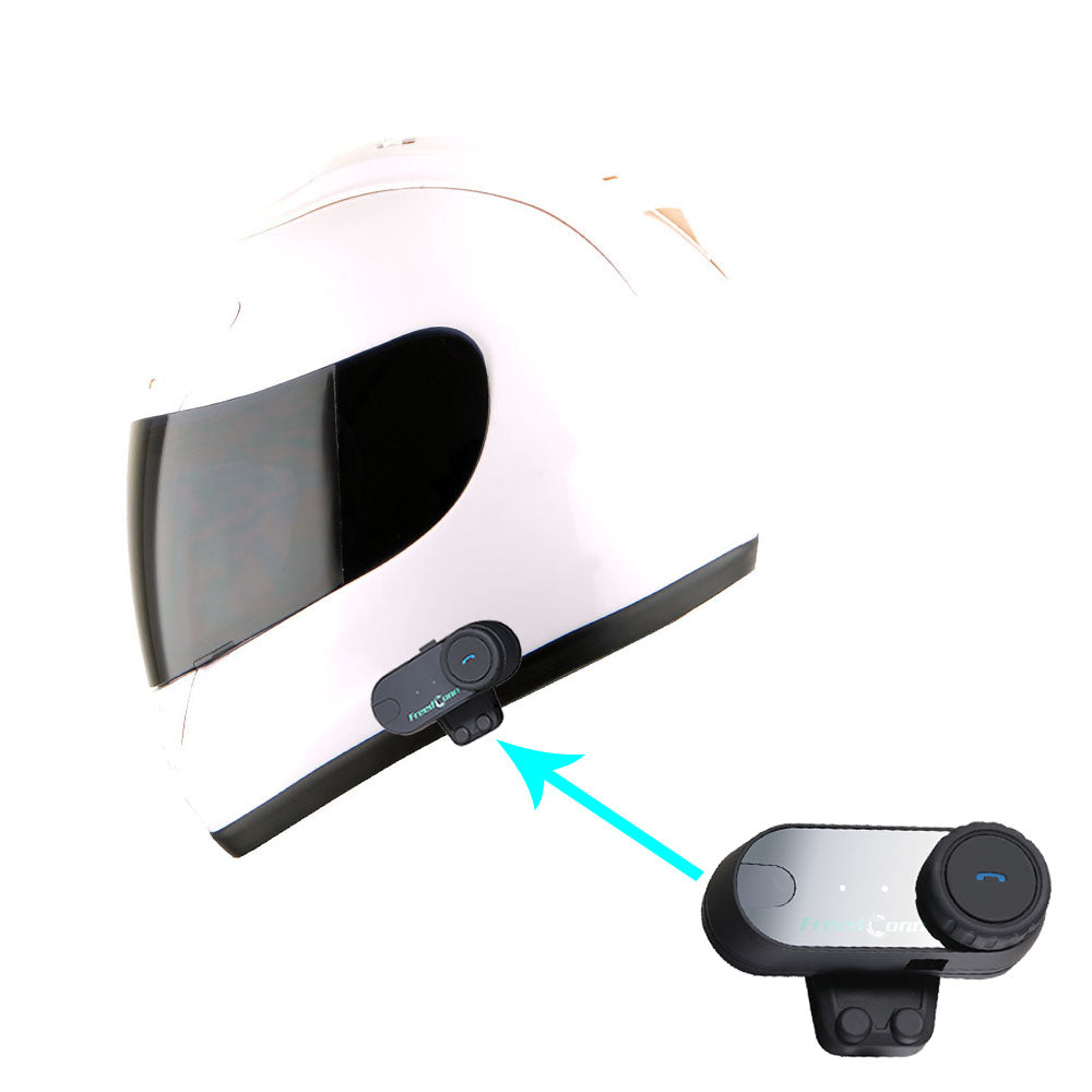 1Storm New Motorcycle JH901 Bike Full Face Helmet + One Extra Clear Shield + Motorcycle Bluetooth Headset