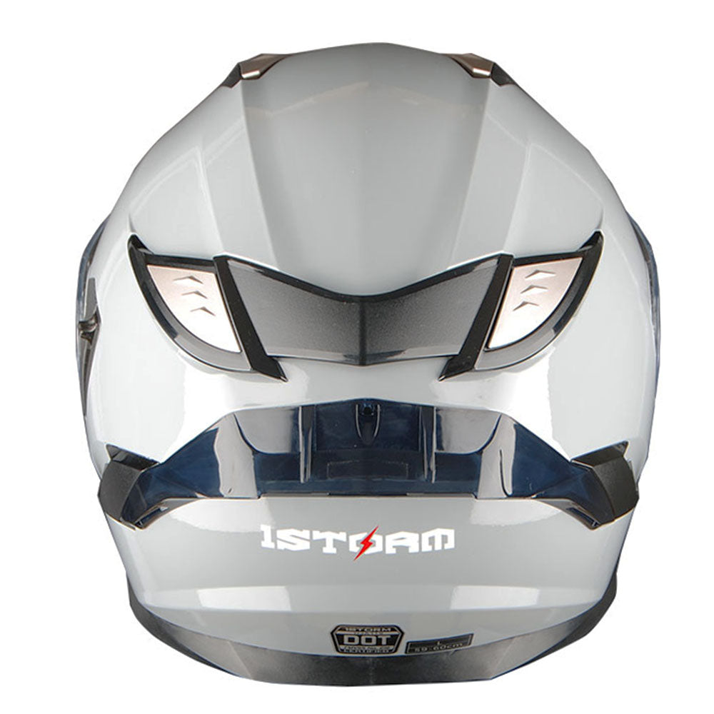 1Storm Motorcycle Modular Full Face Helmet DOT Adults Street Bike  Flip up Dual Visor Sun Inner Shield Anti Fog Pinlock Shield + Motorcycle Bluetooth Headset