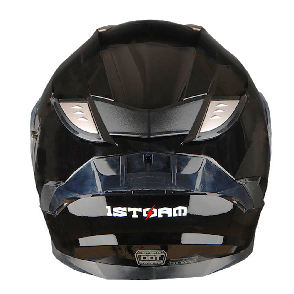 1Storm Motorcycle Modular Full Face Helmet Flip up Dual Visor Anti Fog Pinlock:  JHA119