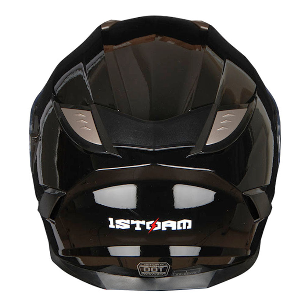 1Storm Motorcycle Modular Full Face Helmet DOT Adults Street Bike  Flip up Dual Visor Sun Inner Shield Anti Fog Pinlock Shield + Motorcycle Bluetooth Headset