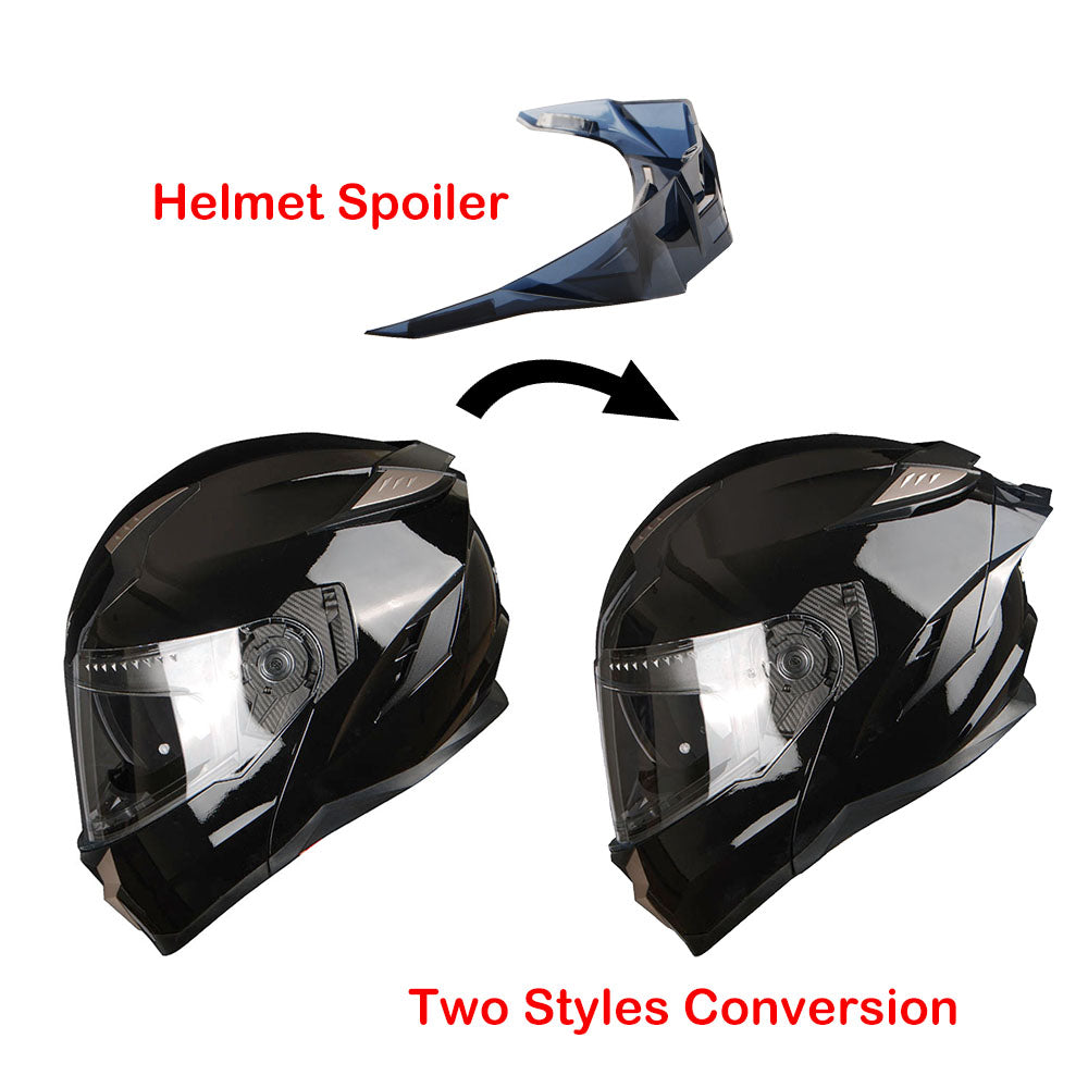 1Storm Motorcycle Modular Full Face Helmet Flip up Dual Visor Anti Fog Pinlock:  JHA119