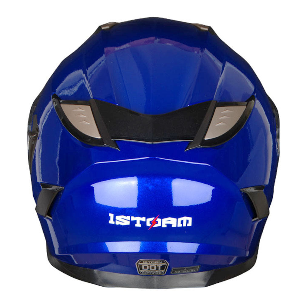 1Storm Motorcycle Modular Full Face Helmet DOT Adults Street Bike  Flip up Dual Visor Sun Inner Shield Anti Fog Pinlock Shield + Motorcycle Bluetooth Headset