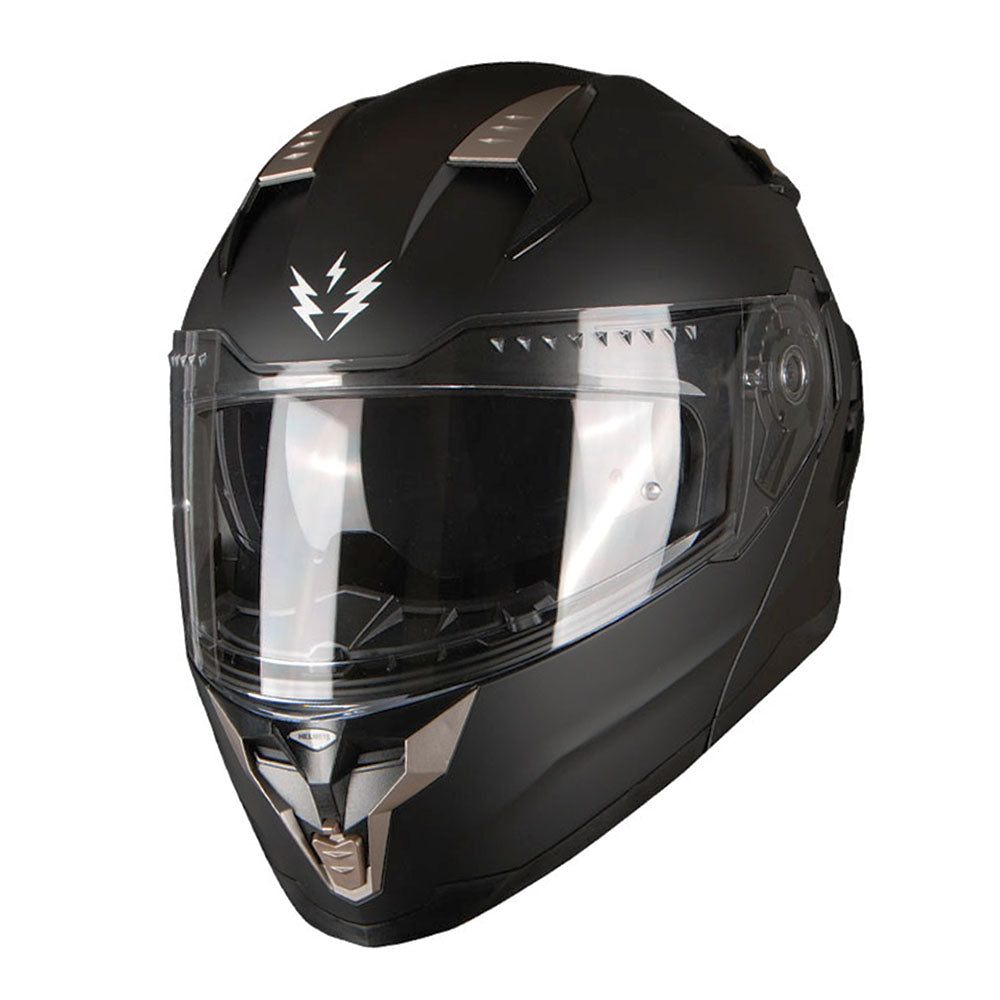 1Storm Motorcycle Modular Full Face Helmet Flip up Dual Visor Anti Fog Pinlock:  JHA119