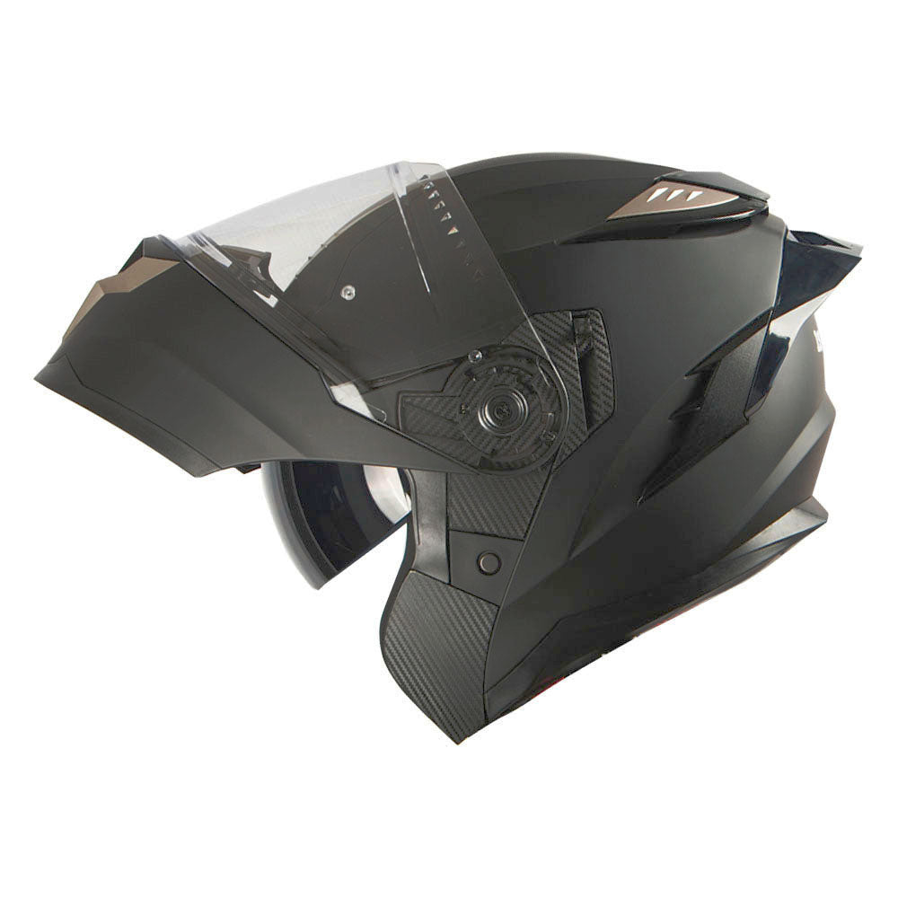 1Storm Motorcycle Modular Full Face Helmet Flip up Dual Visor Anti Fog Pinlock:  JHA119
