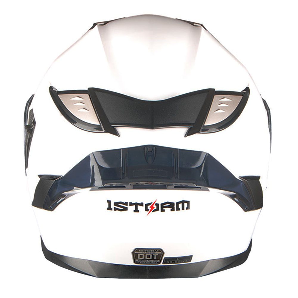 1Storm Motorcycle Modular Full Face Helmet DOT Adults Street Bike  Flip up Dual Visor Sun Inner Shield Anti Fog Pinlock Shield + Motorcycle Bluetooth Headset