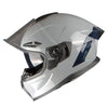 1Storm Motorcycle Full Face Helmet Dual Lens/Sun Visor + Motorcycle Bluetooth Headset